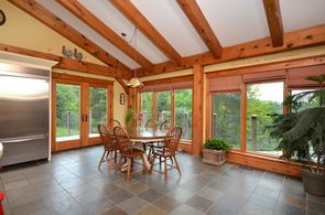 Kitchen Dining Area - Country homes for sale and luxury real estate including horse farms and property in the Caledon and King City areas near Toronto